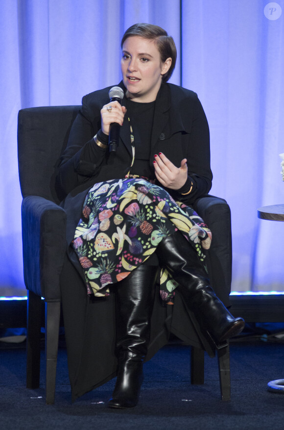 Lena Dunham à l'American Magazine Media Conference à New York, le 2 février 2016.