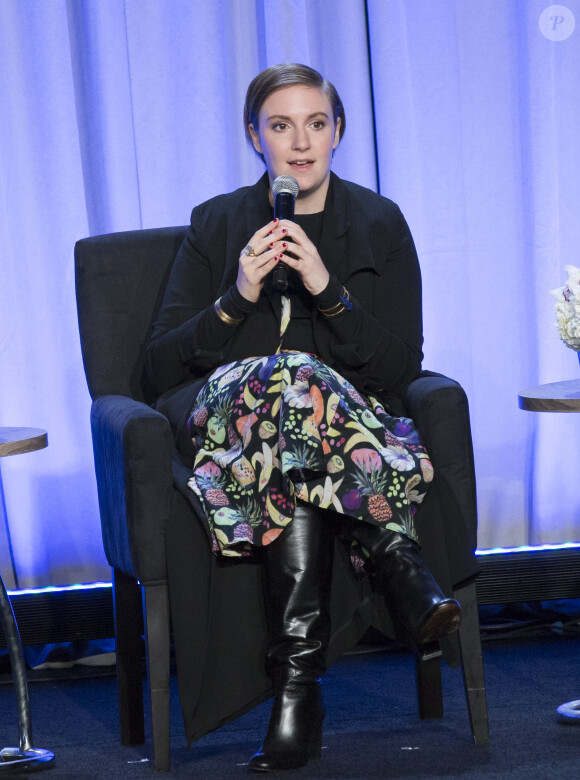 Lena Dunham à l'American Magazine Media Conference à New York, le 2 février 2016.