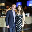 Elizabeth Hurley et son petit-ami Shane Warne assistent au lancement du Shane Warne Foundation's Ambassador Program au Club 23 in Melbourne, Australie, le 12 Novembre 2013
