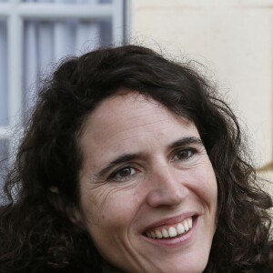 Mazarine Pingeot - 20ème anniversaire de la mort de François Mitterrand au cimetière de Jarnac, le 8 janvier 2016. ©Patrick Bernard/Bestimage