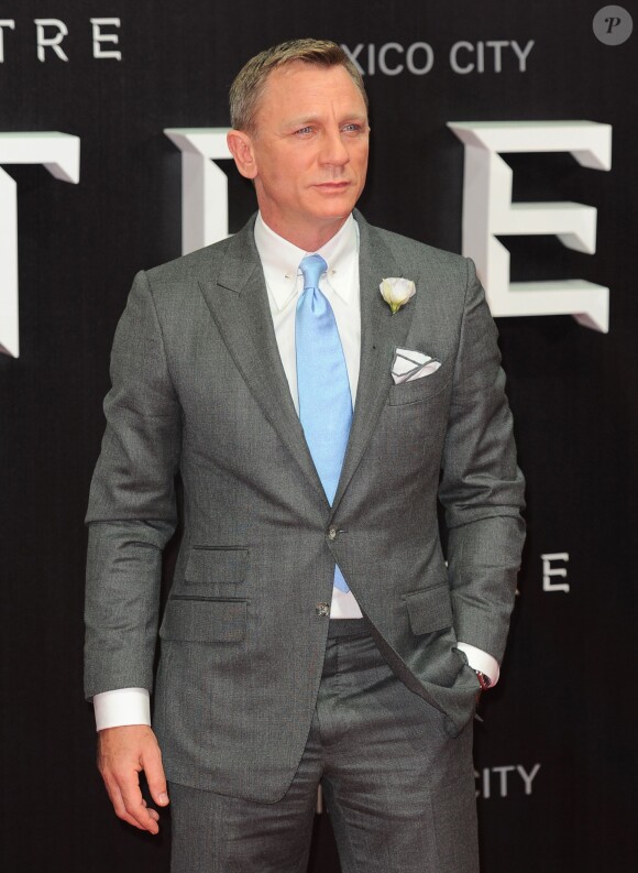 Daniel Craig lors de la première du film "007 Spectre" à Mexico, le 2 novembre 2015