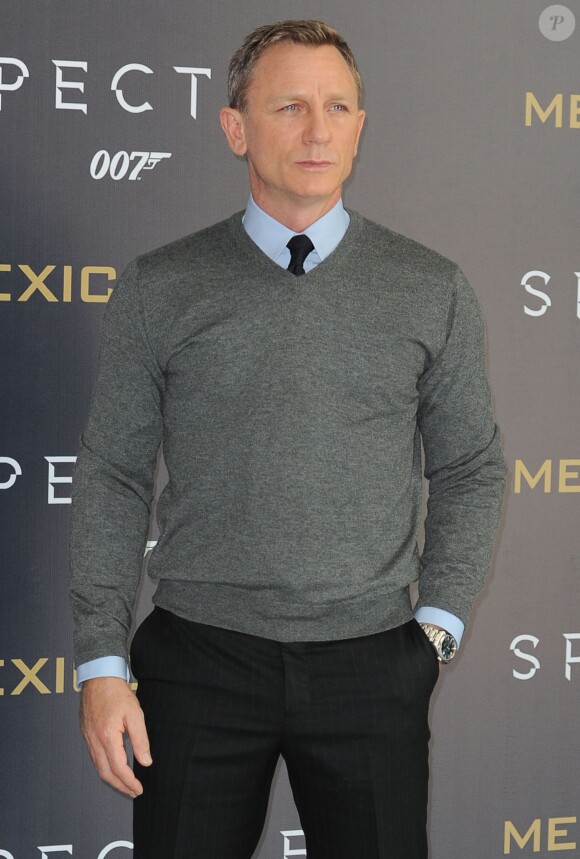 Daniel Craig lors de la première du film "007 Spectre" à l'hôtel St.Regis de Mexico, le 1er novembre 2015
