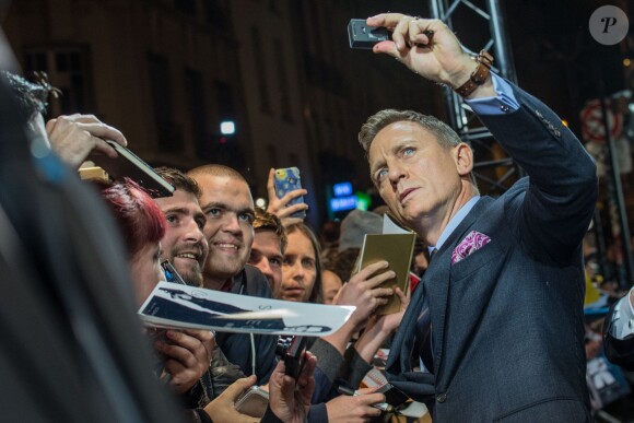 Daniel Craig à l'avant-première du film "007 Spectre" au Grand Rex à Paris, le 29 octobre 2015