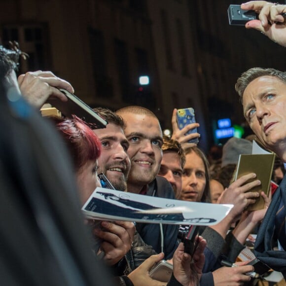 Daniel Craig à l'avant-première du film "007 Spectre" au Grand Rex à Paris, le 29 octobre 2015