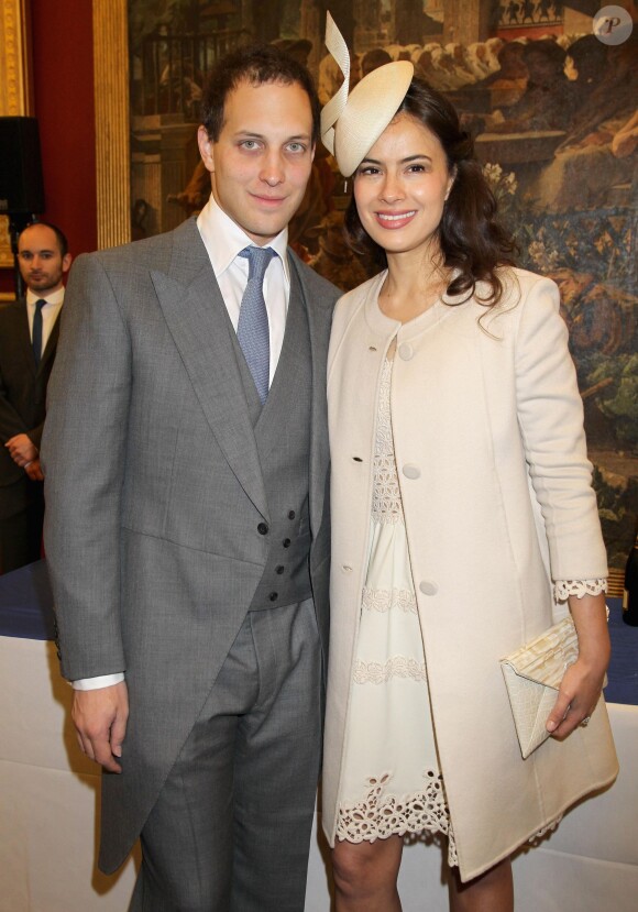 Lord Freddie Windsor et Sophie Winkleman au Guildhall à Londres en juin 2012 dans le cadre du jubilé de diamant d'Elizabeth II. Le couple a accueilli le 15 janvier 2016 sa deuxième fille, Isabella.