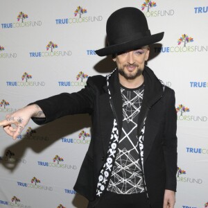 Boy George at the 5th Annual 'Cyndi Lauper and Friends: Home For The Holidays' benefit concert at The Beacon Theatre in New York City, NY, USA on December 5, 2015. Photo by Raymond Hagans/MediaPunch/ABACAPRESS.COM06/12/2015 - New York City