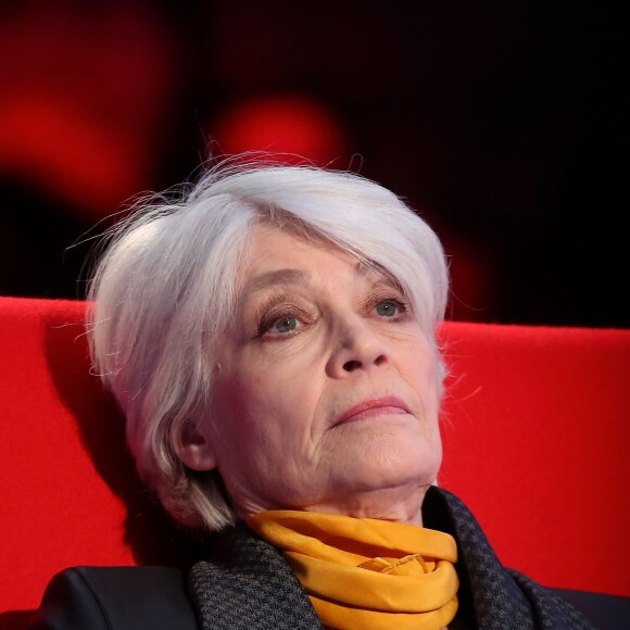 Exclusif - Françoise Hardy, lors de l'enregistrement de l'émission Le Divan, le 29 janvier 2016, pour une diffusion le mardi 16 février 2016 à 23h10 sur France 3.