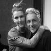 Céline Dion et Humberto Gatica, en studio à Las Vegas, le 18 février 2016