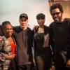 La première dame de New York, Chirlane McCray lors du défile DKNY avec Jennifer Hudson et les créateurs Dao-Yi Chow et Maxwell Osborne. New York, le 17 février 2016.