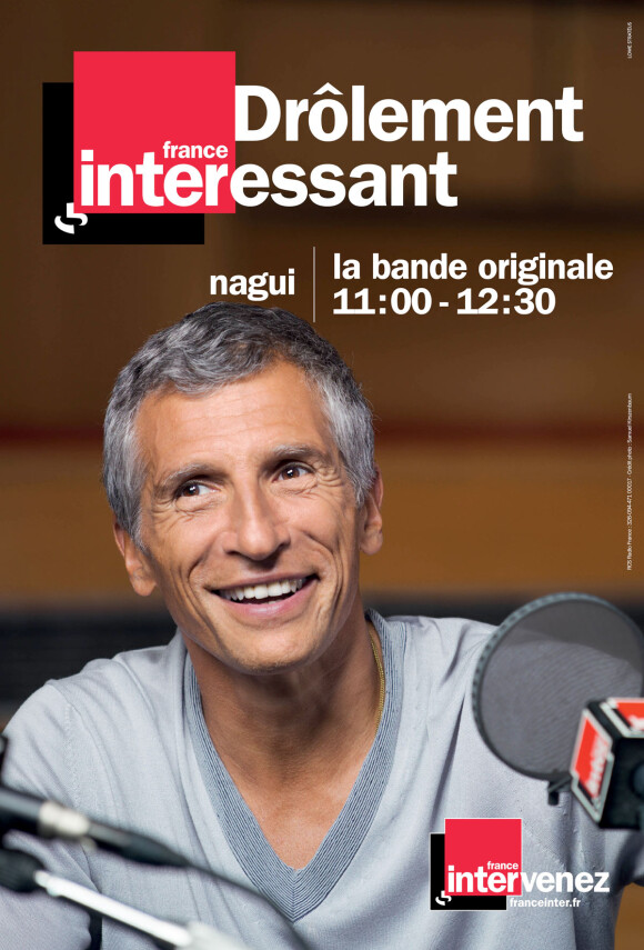 Nagui présente La Bande Originale sur France Inter, du lundi au vendredi à 11h00.