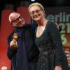 Gianfranco Rosi, Meryl Streep - Cérémonie de clôture du 66e Festival International du Film de Berlin, la Berlinale, le 20 février 2016
