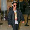 Rihanna arrive à l'aéroport de Los Angeles, le 8 janvier 2016