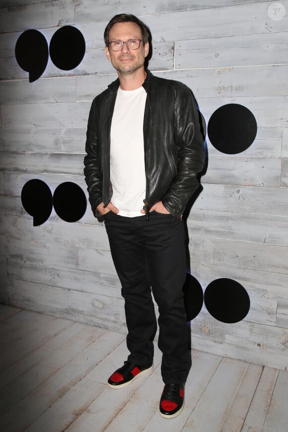 Christian Slater lors de la soirée "Verizon go90 Sneak Peek" à Beverly Hills, le 24 septembre 2015.