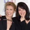 Alexandra Lamy et Zabou Breitman complices à l'avant-Première du film "Après moi, le Bonheur" au Cinéma Gaumont Marignan à Paris le 24 février 2016.