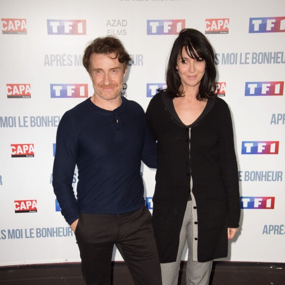 Thierry Frémont et Zabou Breitman - Avant-Première du film "Après moi, le Bonheur" au Cinéma Gaumont Marignan à Paris le 24 février 2016.