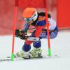 Vanessa-Mae, aka Vanessa Vanakorn au JO de Sotchi au Rosa Khutor Alpine Center de Krasnaya Polyana, le 18 février 2014