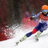 Vanessa-Mae, aka Vanessa Vanakorn au JO de Sotchi au Rosa Khutor Alpine Center de Krasnaya Polyana, le 18 février 2014