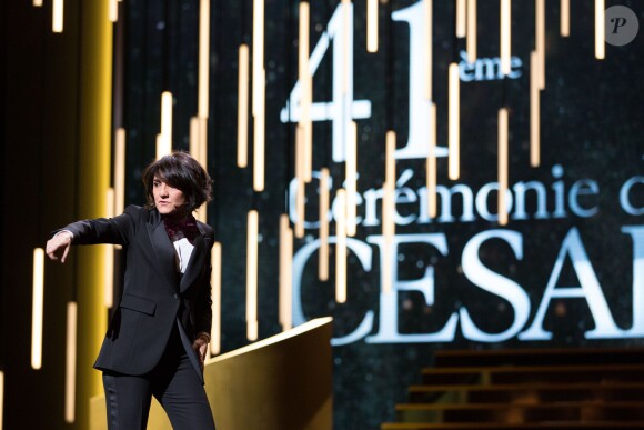 Florence Foresti (maîtresse de cérémonie) - 41ème cérémonie des César au Théatre du Chatelet à Paris le 26 février 2016