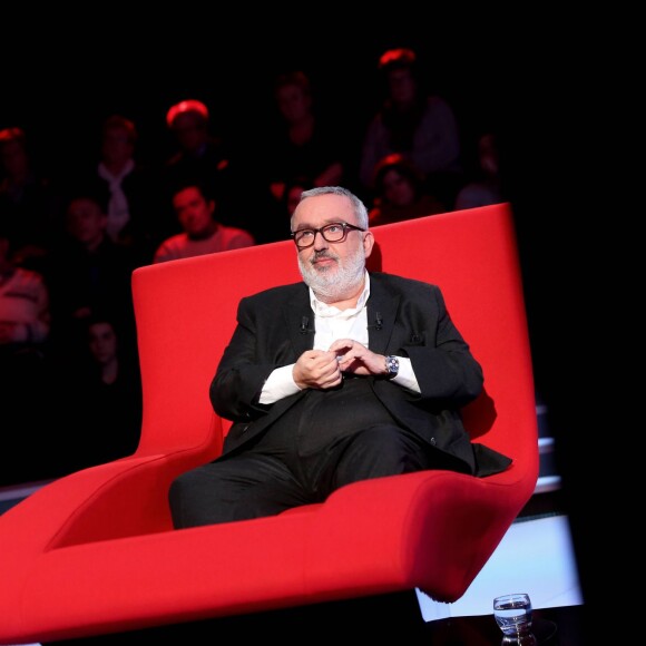 Exclusif - Dominique Farrugia est l'invité du Divan de Marc-Olivier Fogiel, dans l'émission enregistrée le 29 janvier 2016 pour une diffusion le mardi 1er mars 2016 sur France 3 à 23h10. © Dominique Jacovides