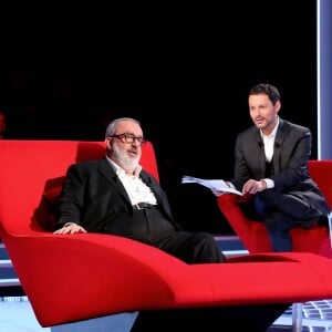 Exclusif - Dominique Farrugia est l'invité du Divan de Marc-Olivier Fogiel, dans l'émission enregistrée le 29 janvier 2016 pour une diffusion le mardi 1er mars 2016 sur France 3 à 23h10. © Dominique Jacovides