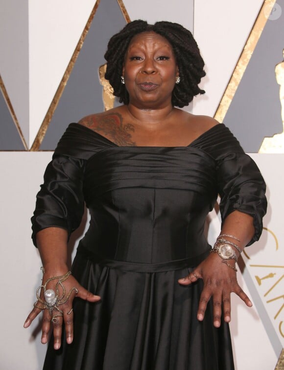 Whoopi Goldberg lors de la 88ème cérémonie des Oscars au Dolby Theatre à Hollywood. Le 28 février 2016