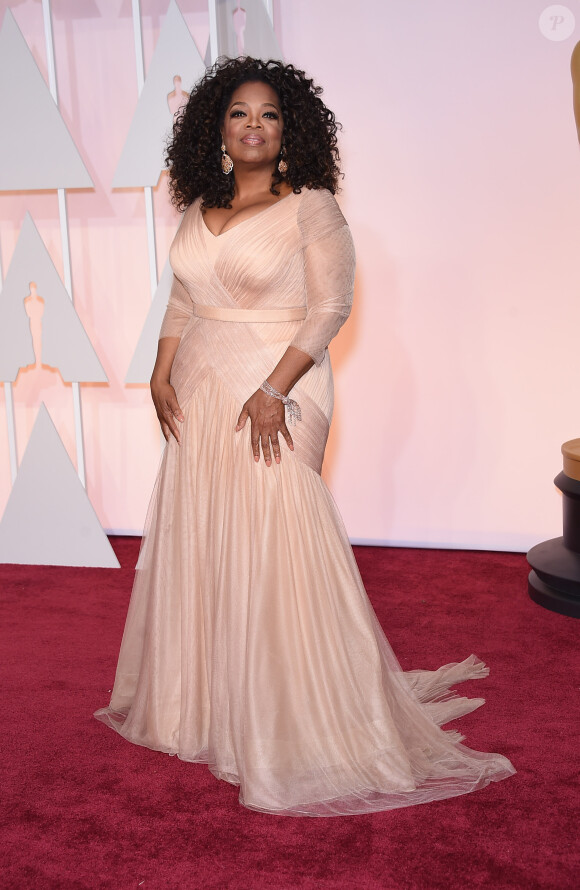 Oprah Winfrey à la 87ème cérémonie des Oscars à Hollywood le 22 février 2015