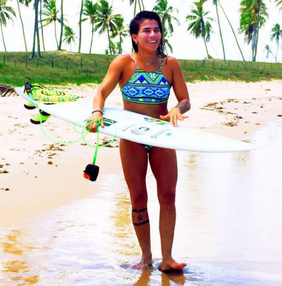 La surfeuse brésilienne Silvana Lima - 2015