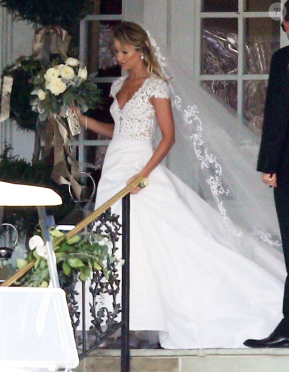 Exclusif - Taylor Swift demoiselle d'honneur au mariage de sa meilleure amie d'enfance, Britany Maack, avec qui elle a grandi en Pennsylvanie, le 20 février 2016. Les deux amies portent des robes de la designer Reem Acra.