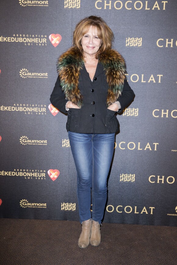 Clémentine Célarié - Avant-première du film "Chocolat" au Gaumont Champs-Elysées Marignan à Paris, le 1er février 2016. © Olivier Borde/Bestimage