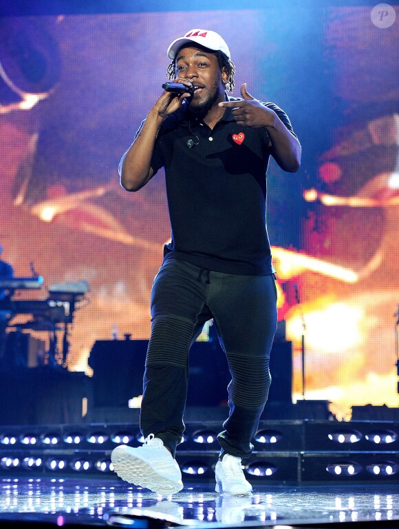 Kendrick Lamar au Essence Festival 2015 à la Nouvelle-Orléans. Le 5 juillet 2015.