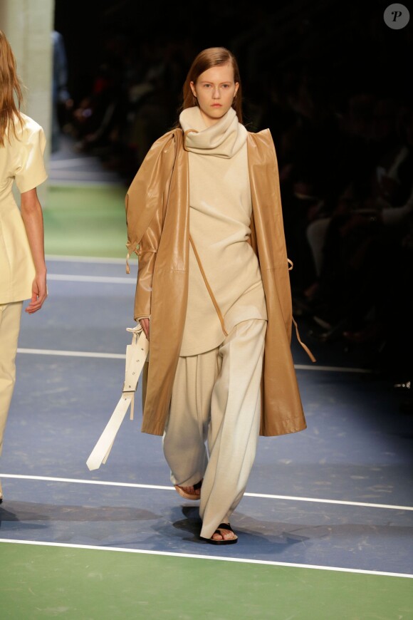 Défilé Céline (collection automne-hiver 2016-2017) au Tennis Club de Paris. Paris, le 6 mars 2016.