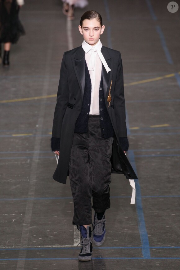 Défilé John Galliano (collection automne -hiver 2016/2017) au lycée Carnot. Paris, le 6 mars 2016.
