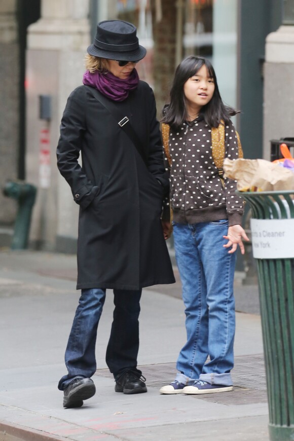 Meg Ryan et sa fille Daisy True à New York le 8 juin 2015