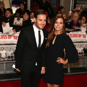 Liam Payne, Sophia Smith à la Premiere du film "The Class of 92" un documentaire retracant l'ascension de la "classe 1992" qui a permis a Manchester United de renouer avec son glorieux passé, a Londres, le 1er decembre 2013.