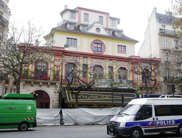 La devanture du Bataclan à Paris, le 16 novembre 2015.