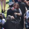 Prince Jackson et sa soeur Paris lors de la remise de diplôme de Prince de son école "Buckley High School" à Sherman Oaks, le 30 mai 2015
