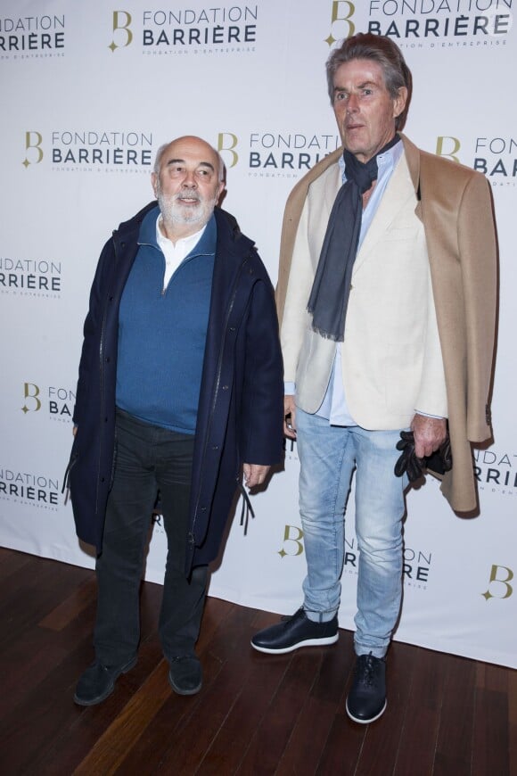 Gérard Jugnot et Dominique Desseigne - Avant Première du film "Five" prix cinéma 2016 de la Fondation Barrière à Paris le 14 mars 2016. © Olivier Borde/Bestimage