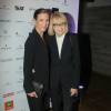 Lorie Pester et Mireille Darc, lors du gala de charité Séchez les petites larmes, aux salons Nework (Yachts de Paris), à Paris le 15 mars 2016.