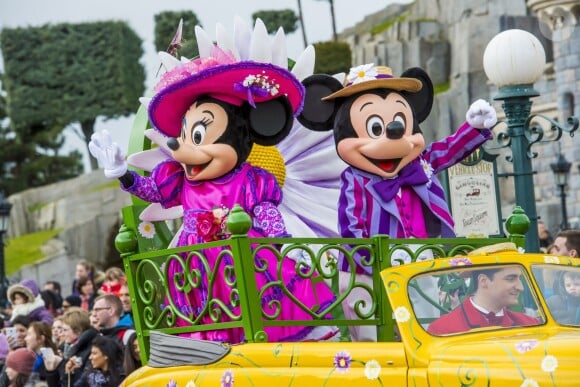 Disneyland Paris s'habille aux couleurs du Printemps. Mars 2016
