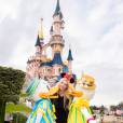 Lara Stone - Disneyland Paris s'habille aux couleurs du Printemps. Mars 2016