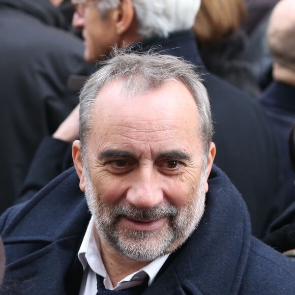 Antoine Duléry - Obsèques de Michel Galabru en l'église Saint-Roch à Paris le 12 janvier 2016. © Jacovides-Moreau/Bestimage