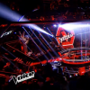 Battle entre Marc Hatem et Réphaël lors des battles de The Voice 5, samedi 19 mars 2016, sur TF1