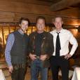 Patrick Arnold Schwarzenegger et son père Arnold Schwarzenegger, Patrick M. Knapp le 22 janvier 2016 à Going