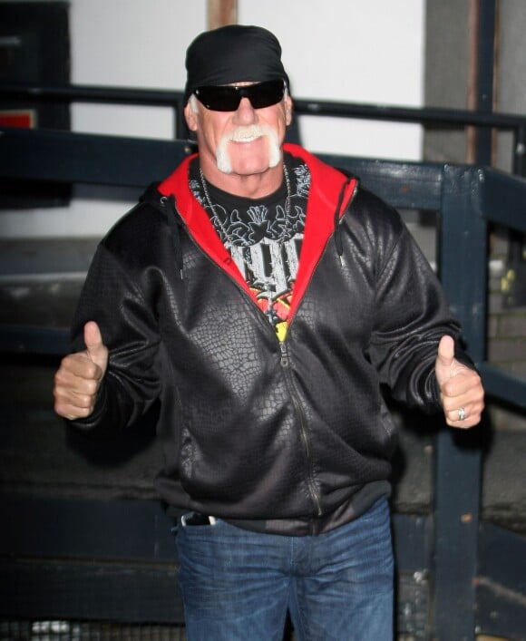 Hulk Hogan à la sortie des studios ITV a Londres, le 22 janvier 2013