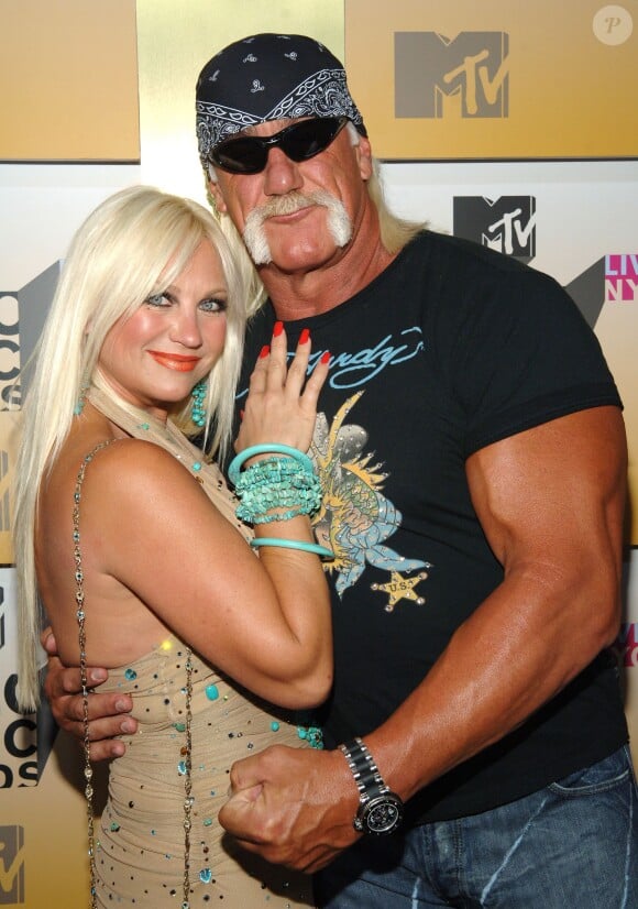Linda Hogan et son mari Hulk Hogan lors des MTV Video Music Awards à New York, le 31 août 2006