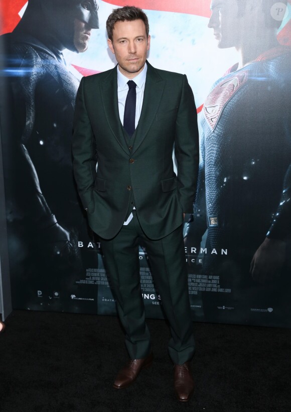 Ben Affleck à la première de "Batman V Superman: Dawn Of Justice" au Radio City Music Hall à New York, le 20 mars 2016.