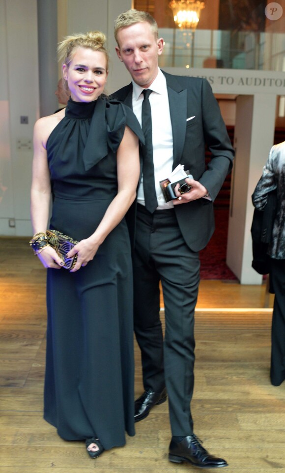 Billie Piper & Lawrance Fox à la Ceremonie des 'Olivier awards 2013' a Londres le 28 avril 2013.