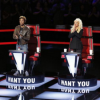 Pharrell Williams, Adam Levine, Christina Aguilera et Blake Shelton sont les coaches et juges de la saison 10 de The Voice. Photo publiée le 29 février 2016.