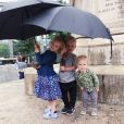 Les trois enfants du couple que forment James Van Der Beek et sa femme Kimberly / photo postée sur Instagram.