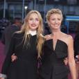 Alexandra Lamy et sa fille Chloé Jouannet - Avant-première du film "Les recettes du Bonheur" lors du 40e festival du cinéma américain de Deauville le 6 septembre 2014.